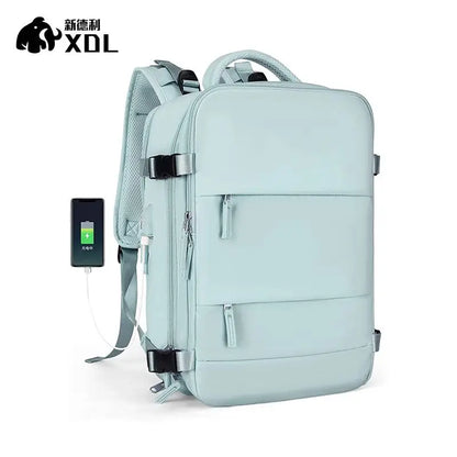 Large Mummy Bag Travel Backpack For Women Men Hiking Backpack Waterproof Outdoor Sports Rucksack Casual Daypack Travel Essential