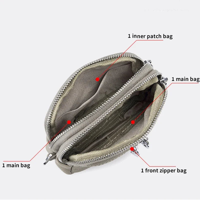 Large Pouch Wallet New Genuine Leather Change Coin Purse Holder for Women Brand Clutch Bag with Removable Wrist Strap