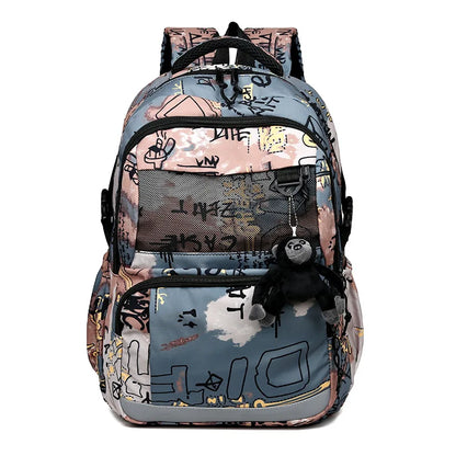 Large School Bags for Teenagers Boys Travel Backpack Schoolbags Graffiti Rucksack Laptop Bagpacks Cute Book Bags Mochila Escolar