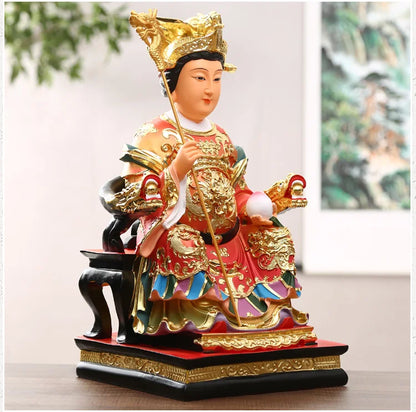 Large Southeast Asia Temple Worship HOME efficacious blessing Golden WANG MU NIANG NIANG celestial God FENG SHUI statue