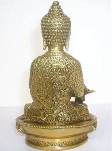 Large Tibet Tibetan brass Medicine Buddha Statue