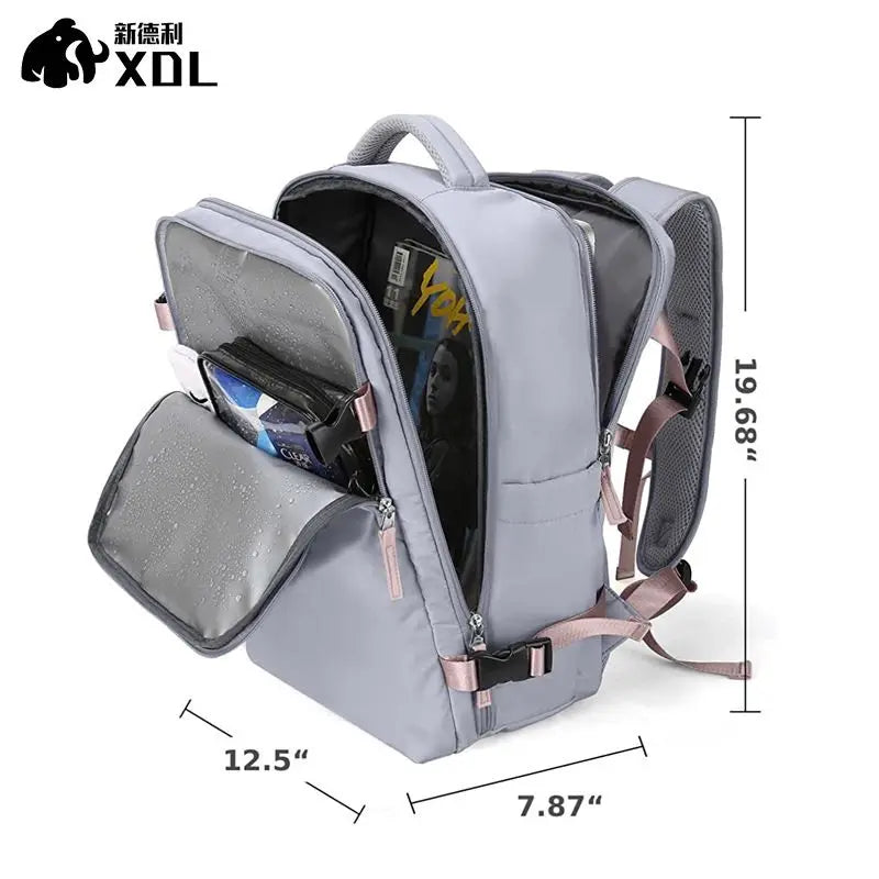 Large Travel Backpack For Women Large Luggage Bags for Men Students Business Laptop Backpack Trip USB Charge Mochila hombre