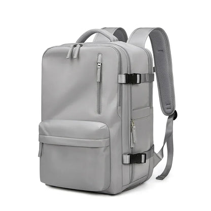 Large Travel Backpack Woman Expandable Multifunctional 16 Inch Laptop With Shoe Bag USB Charging Waterproof Lightweight Backpack