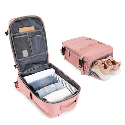 Large Travel Backpack Women, Carry On Hiking Back Pack Waterproof Outdoor Sports Rucksack Casual Daypack School Bag Fit