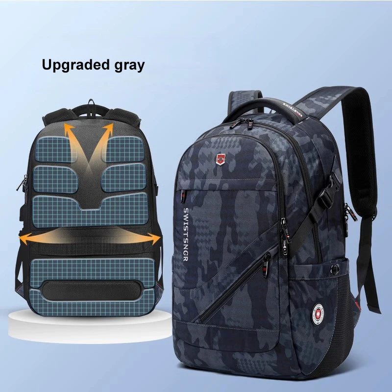 Large Waterproof Airplane Travel Backpack Men Laptop Computer Backpack 17 Inch Fashion Japanese School Bags for Children Mochila