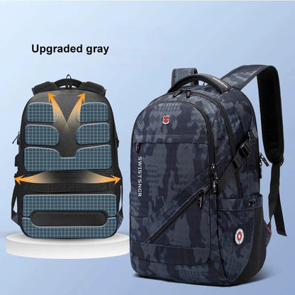 Large Waterproof Airplane Travel Backpack Men Laptop Computer Backpack 17 Inch Fashion Japanese School Bags for Children Mochila