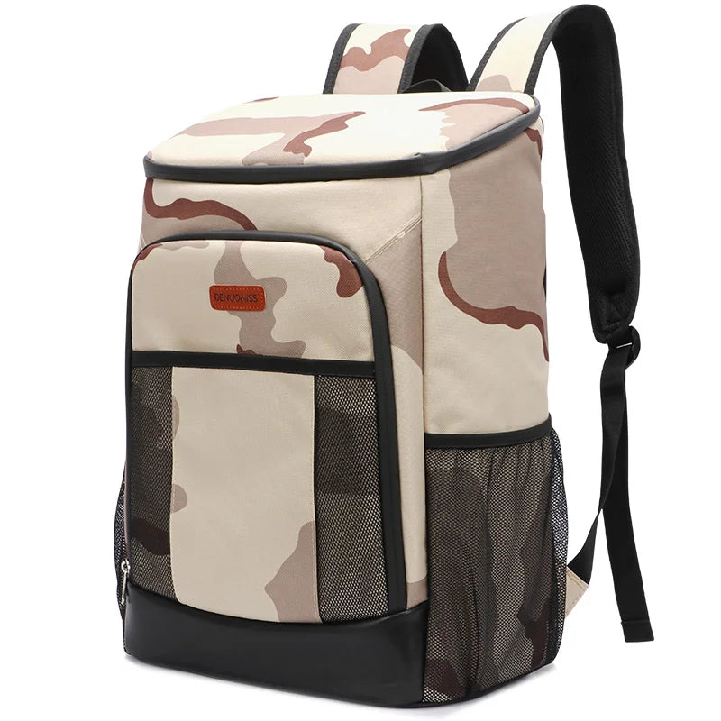 Large Waterproof Jungle Camping Cooler Bag Soft 100% Leakproof Thermal Picnic Isothermal Backpack Army Keep Food Fresh Bag