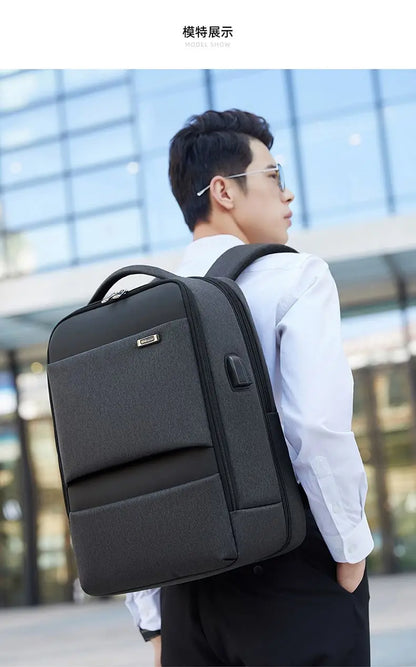 Large backpack 45*20*32  15.6 Inch Laptop Backpack USB Charging Bags School Business Travel Backpack