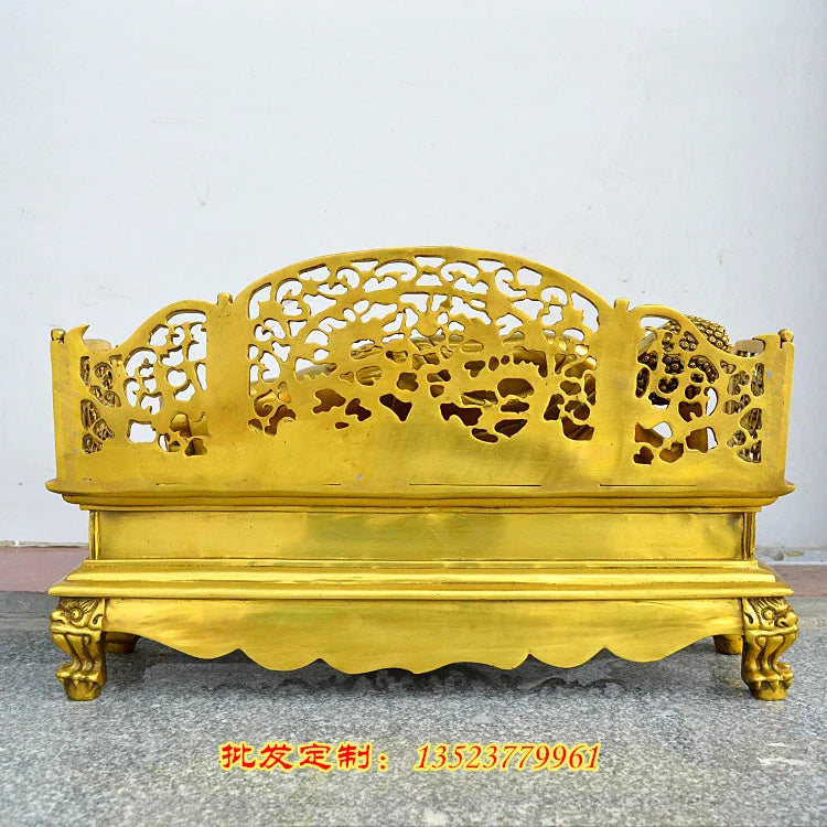 Large # blessing Company SHOP Store home TOP efficacious Talisman Protection-Sleeping Buddha RU LAI Chinese FENG SHUI statue