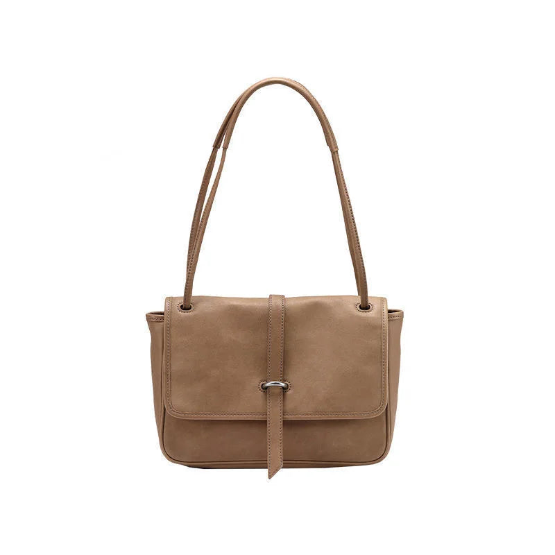 Large-capacity Casual Commuter Messenger Bag Vintage Fashion All-match Shoulder Bags 2024 Autumn New Underarm Tote Bag Purses