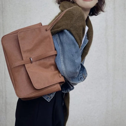 Large-capacity Casual Commuter Messenger Bag Vintage Fashion All-match Shoulder Bags 2024 Autumn New Underarm Tote Bag Purses