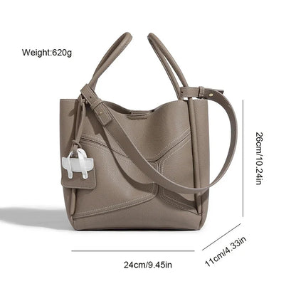 Large-capacity Commuter Tote 2024 Spring Fashion Casual Portable Shoulder Crossbody Women's Bag