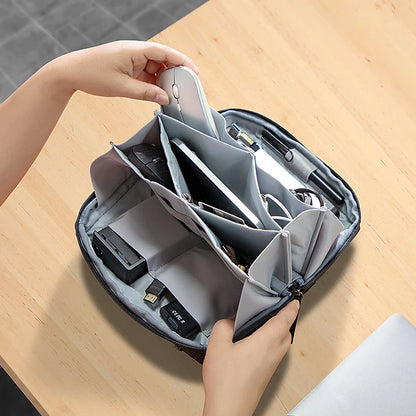 Large-capacity Electronics Organizer Travel Cable Bag Digital Storage Bag External Portable Splashproof Accessories Waterproof