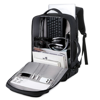 Large capacity Laptop Backpack Expandable Men's Waterproof Notebook USB Charging Sports Travel Bag Pack Backpacks For Men Bags