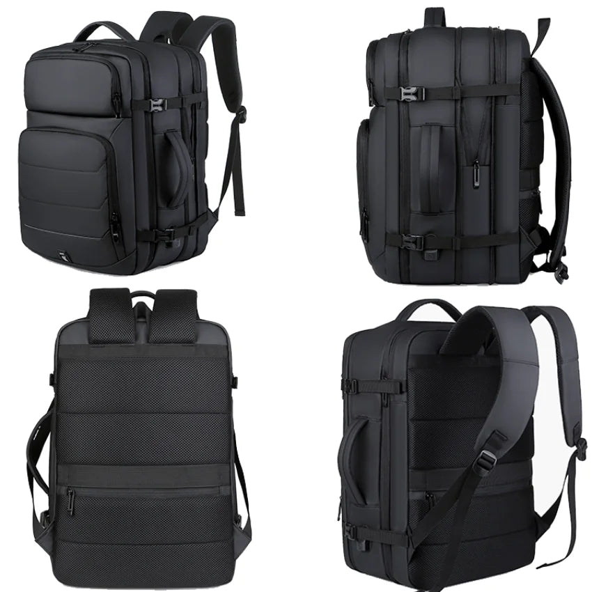 Large capacity Laptop Backpack Expandable Men's Waterproof Notebook USB Charging Sports Travel Bag Pack Backpacks For Men Bags