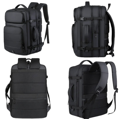 Large capacity Laptop Backpack Expandable Men's Waterproof Notebook USB Charging Sports Travel Bag Pack Backpacks For Men Bags