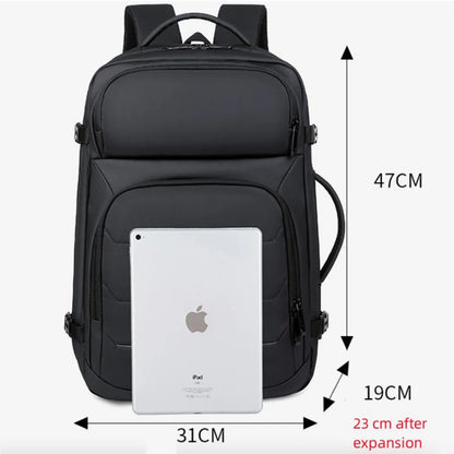 Large capacity Laptop Backpack Expandable Men's Waterproof Notebook USB Charging Sports Travel Bag Pack Backpacks For Men Bags