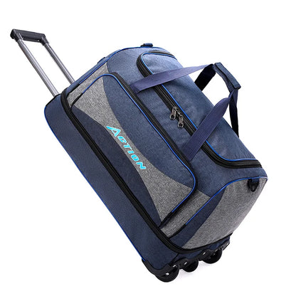 Large capacity Trolley Bag Travel Suitcase Boarding Bag Oxford waterproof Luggage Bag Rolling Luggage with Wheels