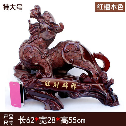 Large fortune PI Xiu resin decoration a pair of pichu decoration shop opening gift office living room decorations