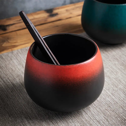 Large washing pot tea residue pot water bowl ceramic washing large ceramic light luxury tea set kitchen restaurant bar