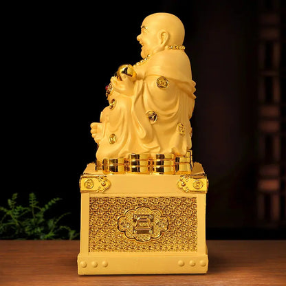 Laughing Buddha Handmade Statue Maitreya Buddha's Decoration To Recruit Money Wine Cabinet Porch Decoration