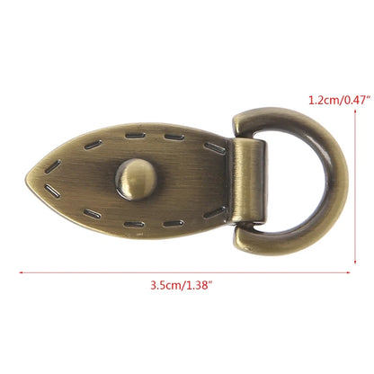 Leaf D Buckle Metal Buckles Handbag Strap Clasp Keyring Dog Chain Hooks DIY