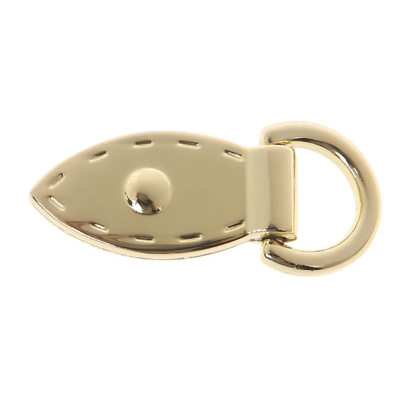 Leaf D Buckle Metal Buckles Handbag Strap Clasp Keyring Dog Chain Hooks DIY
