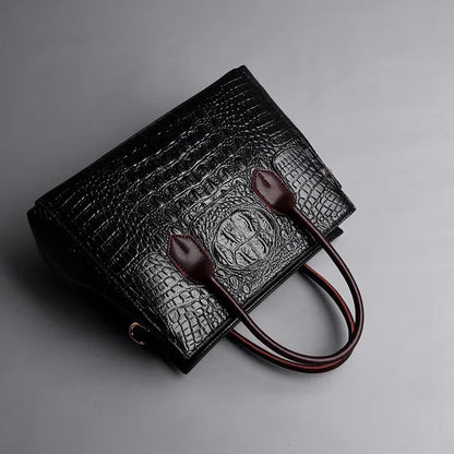 Leather Alligator Luxury Bags Designer Handbags High Quality Women Messenger Bag Retro Totes