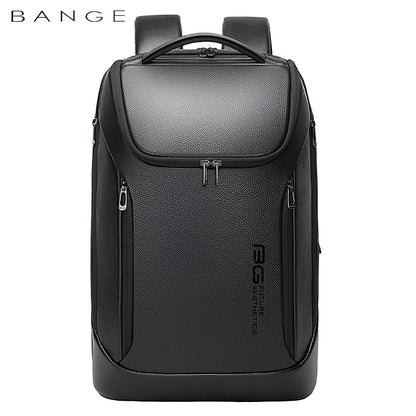 Leather Backpack Men Business Backpack Laptop 15.6 Computer Bag Large Capacity  Bag Male Backpack Fashion рюкзак 2023 mochila