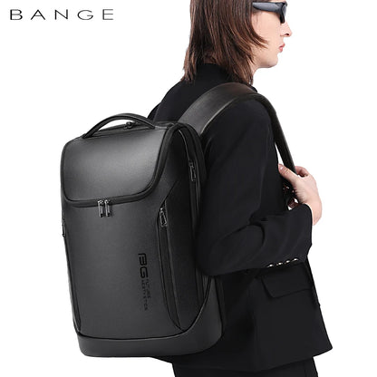 Leather Backpack Men Business Backpack Laptop 15.6 Computer Bag Large Capacity  Bag Male Backpack Fashion рюкзак 2023 mochila