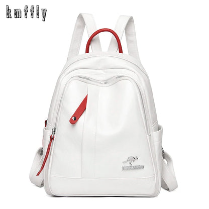 Leather Backpacks For Women Travel Shoulder Bag Girls Good Quality School Bags Women's Anti-Theft Backpack Designer Travel Bag