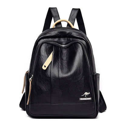Leather Backpacks For Women Travel Shoulder Bag Girls Good Quality School Bags Women's Anti-Theft Backpack Designer Travel Bag