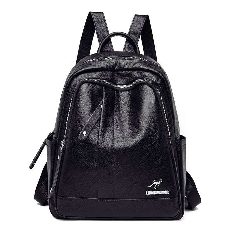 Leather Backpacks For Women Travel Shoulder Bag Girls Good Quality School Bags Women's Anti-Theft Backpack Designer Travel Bag