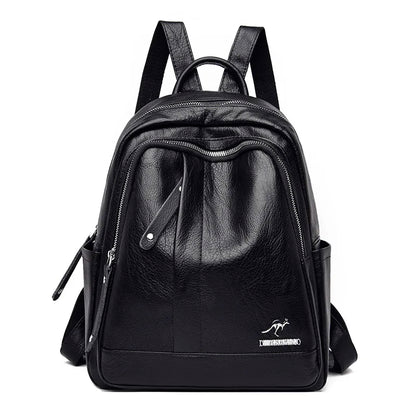 Leather Backpacks For Women Travel Shoulder Bag Girls Good Quality School Bags Women's Anti-Theft Backpack Designer Travel Bag