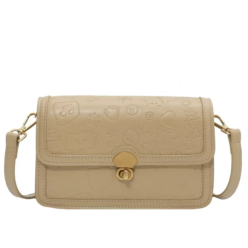 Leather Crossbody Bags For Women 2021 Travel Handbag Fashion Simple Shoulder Simple Bag Ladies Cross Body Bag