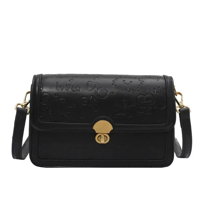 Leather Crossbody Bags For Women 2021 Travel Handbag Fashion Simple Shoulder Simple Bag Ladies Cross Body Bag