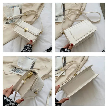 Leather Crossbody Bags For Women 2021 Travel Handbag Fashion Simple Shoulder Simple Bag Ladies Cross Body Bag