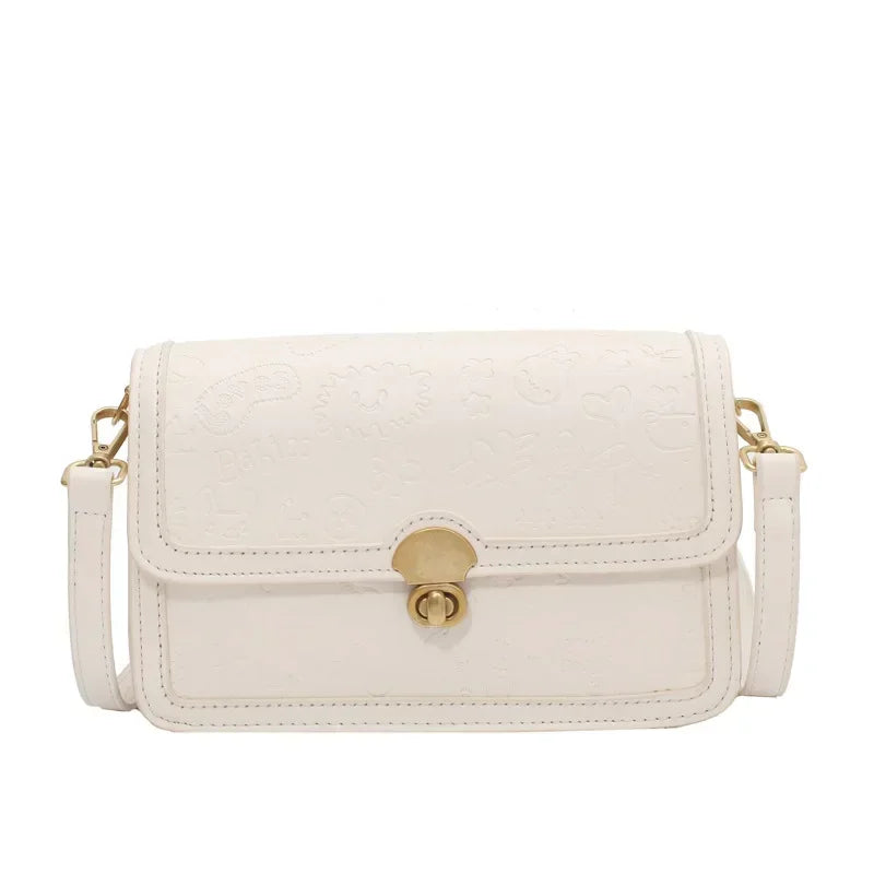 Leather Crossbody Bags For Women 2021 Travel Handbag Fashion Simple Shoulder Simple Bag Ladies Cross Body Bag
