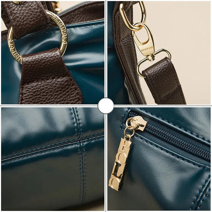 Leather Handbags for Women Bag Casual Female Tote Spanish Brand Shoulder Ladies Luxury Bolsos Top-handle Bags