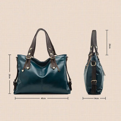 Leather Handbags for Women Bag Casual Female Tote Spanish Brand Shoulder Ladies Luxury Bolsos Top-handle Bags