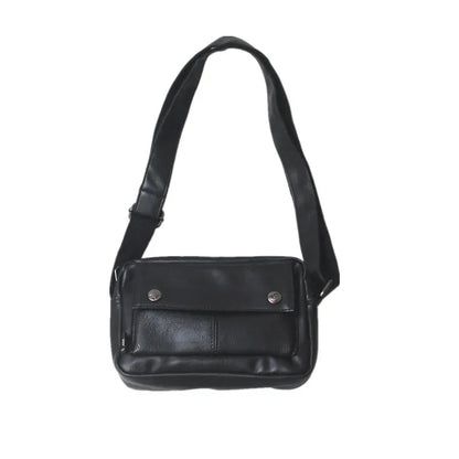 Leather Men's Crossbody Fashion Male Shoulder Daily Casual Messenger Bag High Quality Handbag