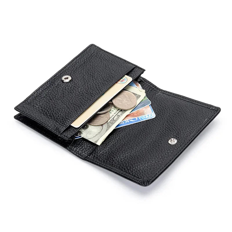 Leather New Multi-function Driver's License Credit Business Card Holder Coin Purse