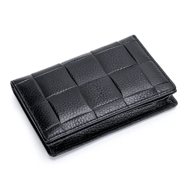 Leather New Multi-function Driver's License Credit Business Card Holder Coin Purse
