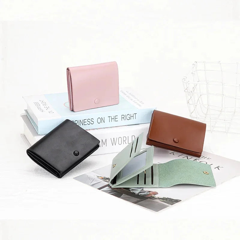 Leather Pickup Ladies Multi-card Large-capacity Driver's License Short Card Case