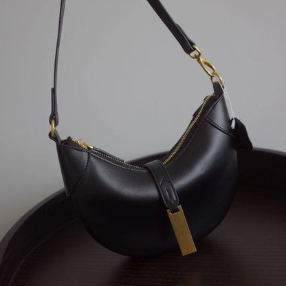 Leather Suede Hobos Women Handbag Designer Fashion Luxury Genuine Leather Shoulder Crossbody Bags Lady Simple Tote Purse 2024