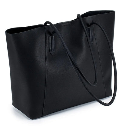 Leather Tote 2024 New High-capacity High-grade Texture Shoulder Underarm Handbag Commuter Women's Bag Gift Wife Girlfriend