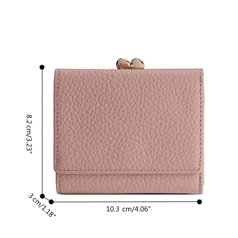Leather Wallet for Women Fashion Coin Purse Wallets Change Pocket Money Bag