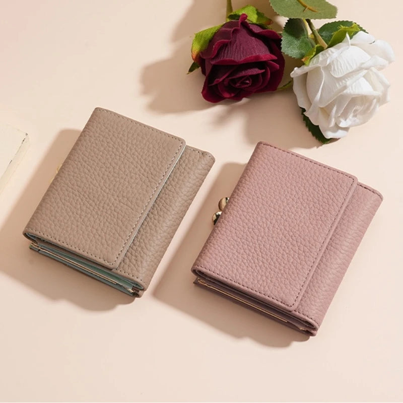Leather Wallet for Women Fashion Coin Purse Wallets Change Pocket Money Bag