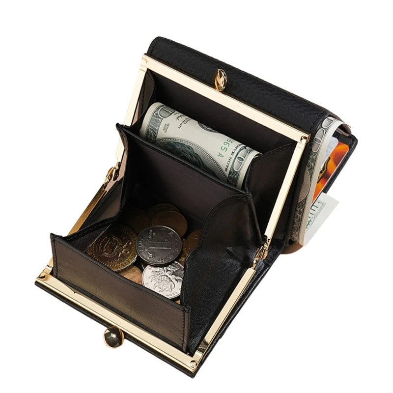 Leather Wallet for Women Fashion Coin Purse Wallets Change Pocket Money Bag