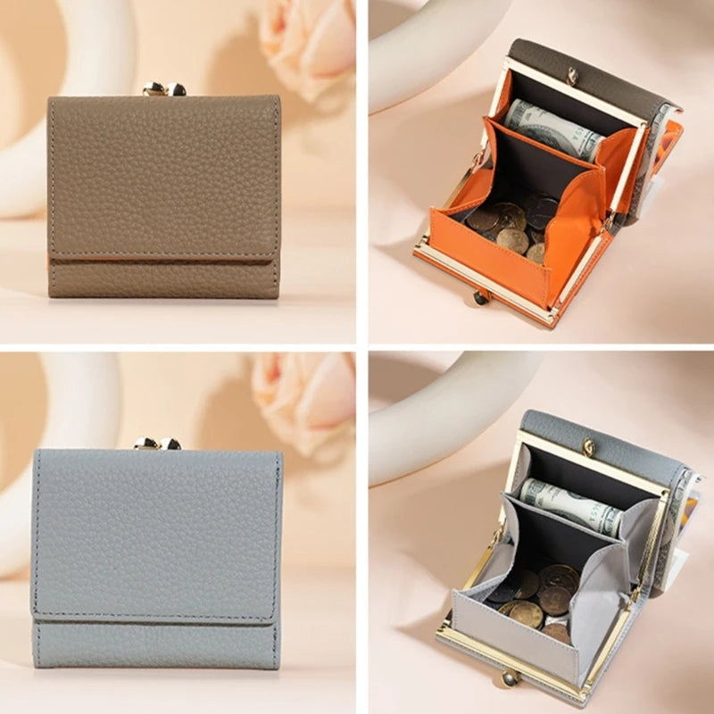 Leather Wallet for Women Fashion Coin Purse Wallets Change Pocket Money Bag